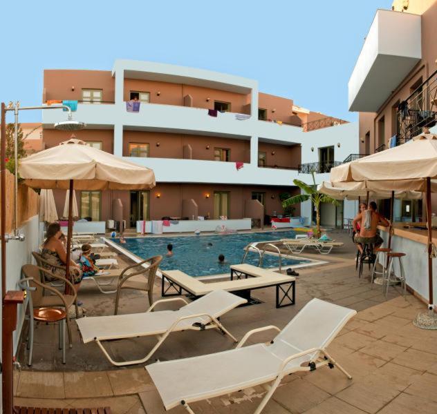 Hotel Stella-Katrin Platanias Esterno foto